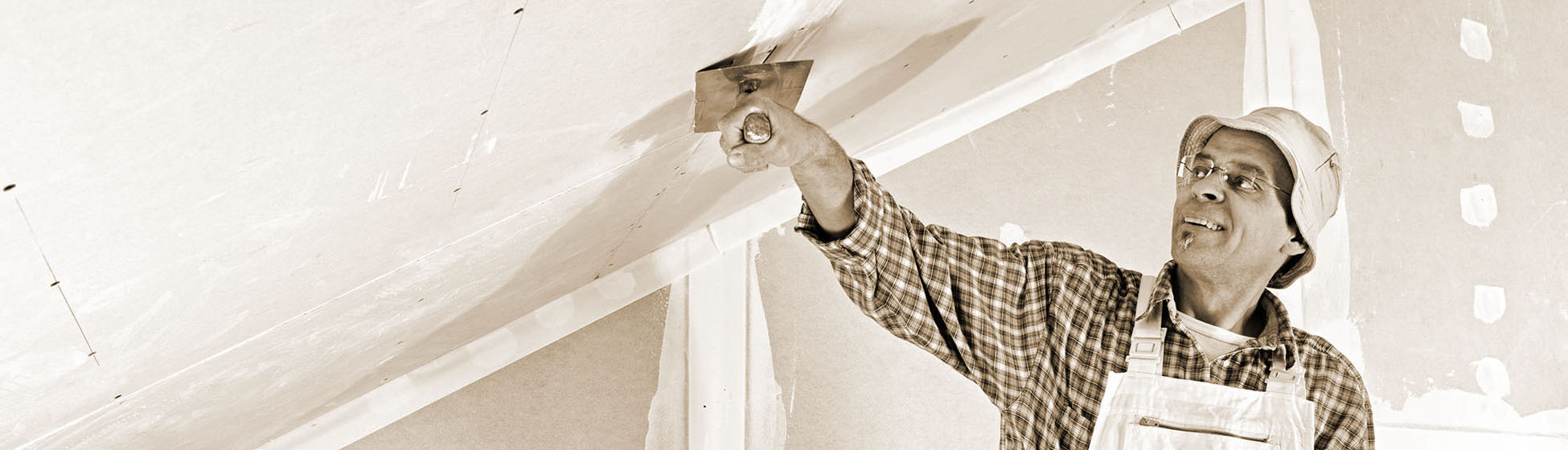 Reparer fissure faux plafond
