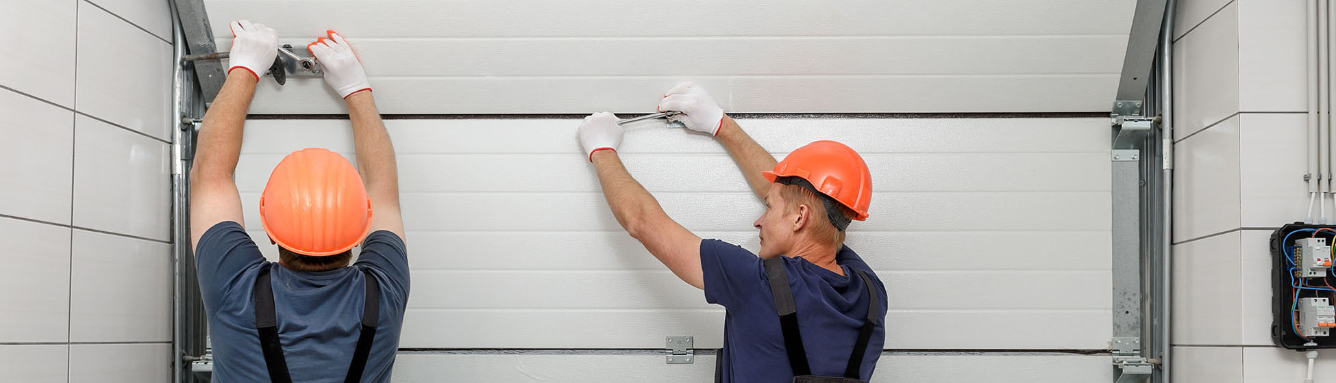 Installation porte garage coulissante