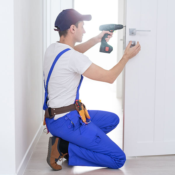 Pose porte à galandage sur mur existant